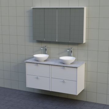 BADRUMSMÖBEL AURA BÄNKSKIVA DUBBEL 120CM
