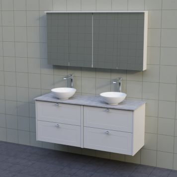 BADRUMSMÖBEL AURA BÄNKSKIVA DUBBEL 140CM