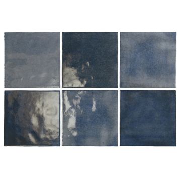 KAKEL TENFORS CREATIVA 15x15CM COLONIAL BLUE BLANK 1M²/KRT