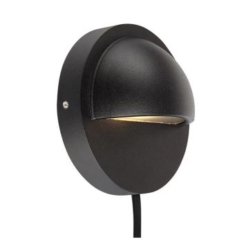 VÄGGLAMPA MARKSLÖJD GARDEN 24 SVART