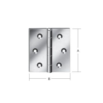 KANTGÅNGJÄRN VORMANN ROSTFRI 80X80MM                