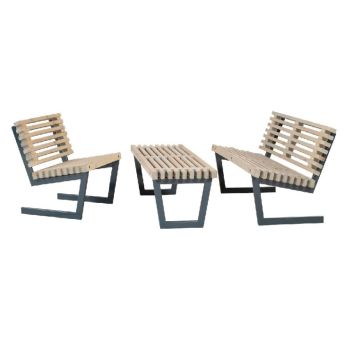 MÖBELSET PLUS DRIVVEDSFÄRGAD SIESTA