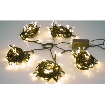 JULGRANSBELYSNING SPEEDLIGHT FÖR GRAN 240CM VARMVIT