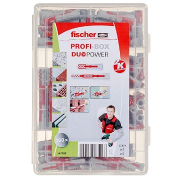PLUGG FISCHER PROFIBOX DUOPOWER KORT/LÅNG 150ST/FRP