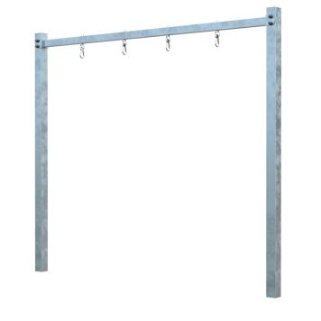 GUNGSTÄLLNING PLUS PLAY UTAN GUNGSITS 247X212CM GALVANISERAD
