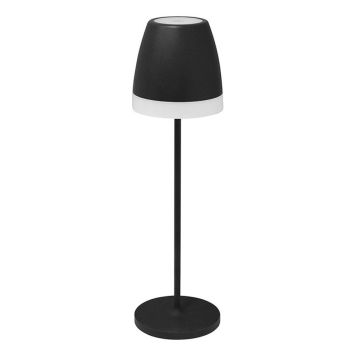 BORDSLAMPA LORIA PORTABEL SVART