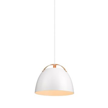 TAKLAMPA HALO DESIGN OSLO Ø40CM VIT/EK