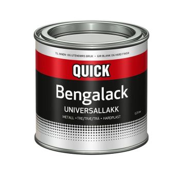 LACKFÄRG QUICK BENGALACK SVART 0.25L
