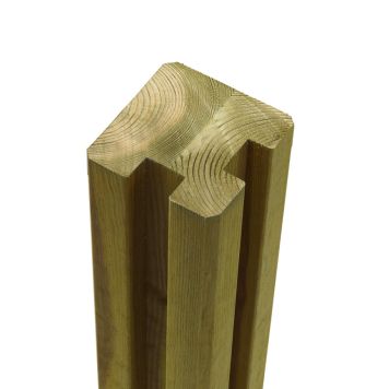 HÖRNSTOLPE PLUS 2-SPÅR TRYCKIMPREGNERAD 90X90X1880MM