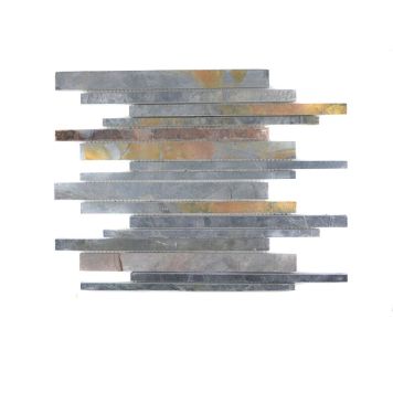 MOSAIK WELSCHEIT SKIFFER STICK RUSTIC 30X30CM PRIS PER ARK