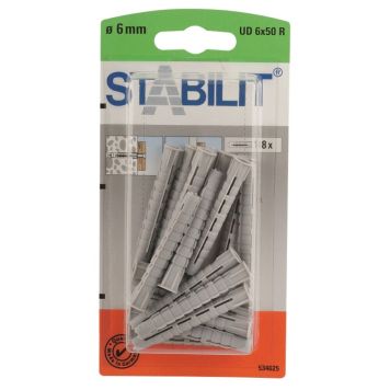 UNIVERSALPLUGG STABILIT UD R 6X50MM 18-PACK