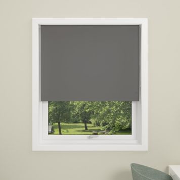 RULLGARDIN DEBEL UNI MÖRKLÄGGANDE 140X210CM GRÅ  