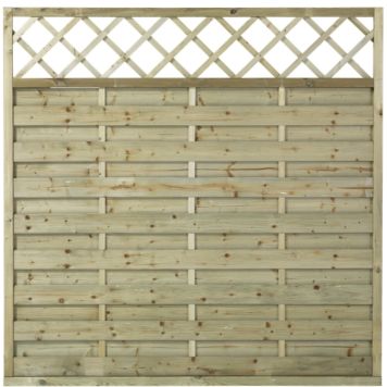 VINDSKYDD PLUS BERGEN M/SPALJE 180X180CM TRYCKIMPREGNERAD