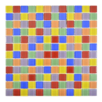 MOSAIK KRISTALL MIX 30X30CM PRIS PER ARK