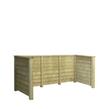 AVFALLSSKJUL PLUS KLINK PROFIL 294X97X108CM TRYCKIMPREGNERAD