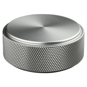 KNOPP THEOFILS RIMINI Ø50MM RUTMÖNSTER ROSTFRI LOOK