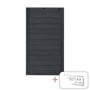 GRIND PLUS KLINK 100X163CM SVART