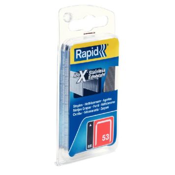 KLAMMER RAPID NR53/10MM ROSTFRITT STÅL 1080ST/FP