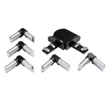 VINKELBÖJ DOLLE PURE SVART KIT 5ST