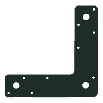 L-SKARVJÄRN SIMPSON STRONG-TIE SVART 150X150X38MM