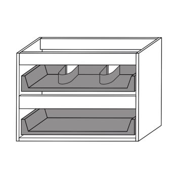 TVÄTTSTÄLLSSKÅP CAMARGUE SKÄRGÅRD VIT 120 CM DUBBELHO