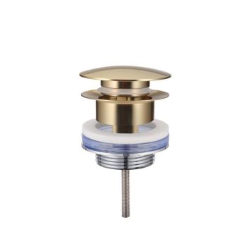 BOTTENVENTIL NORTIQ POP-UP UNIVERSAL ANTIK MÄSSING        