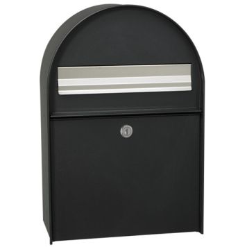 POSTLÅDA MEFA AMBER 400 SVART