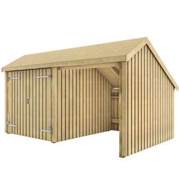 FÖRRÅD PLUS MULTI 2-MODULER OBEHANDLAD 432X248X250CM 10,5M²