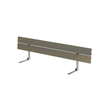 RYGGSTÖD TILL PLANKBÄNK GRÅBRUN