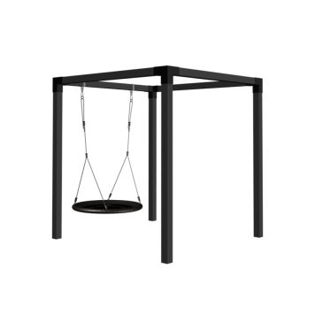 GUNGSTÄLLNING PLUS DAYLIFE MED RUNDGUNGA SVART