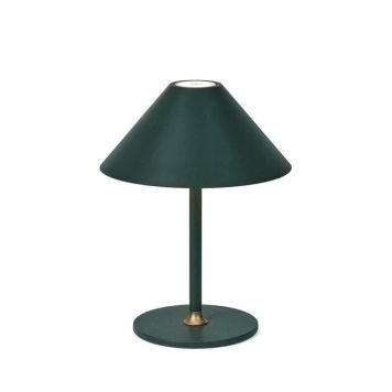 BORDSLAMPA HALO DESIGN HYGGE BATTERI Ø15CM MÖRKGRÖN