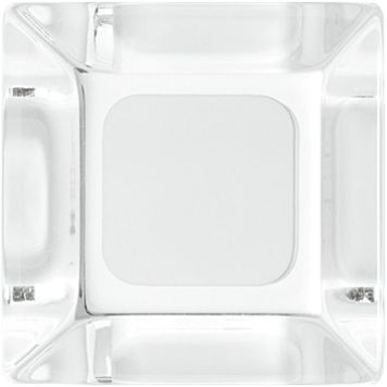 MÖBELKNOPP 33X14MM TRANSPARENT VIT