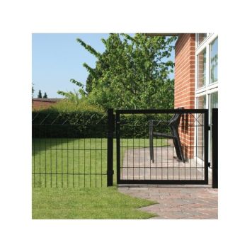 PANELSTÄNGSEL HORTUS TILLÄGGSMODUL H:100CM SVART