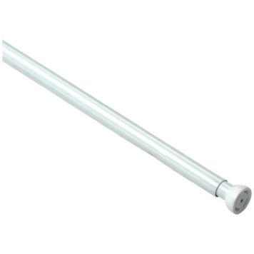 DUSCHDRAPERISTÅNG 70-115 CM Ø20 MM VIT