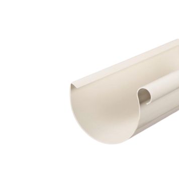 HÄNGRÄNNA RIAS VIT PVC 100MM 3M