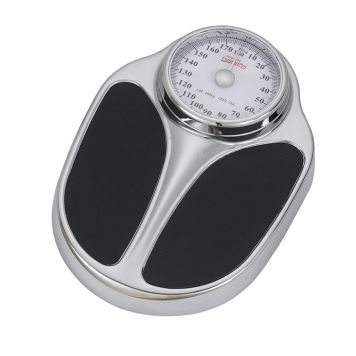 BADRUMSVÅG CAREOSAN ANALOG SVART/KROM