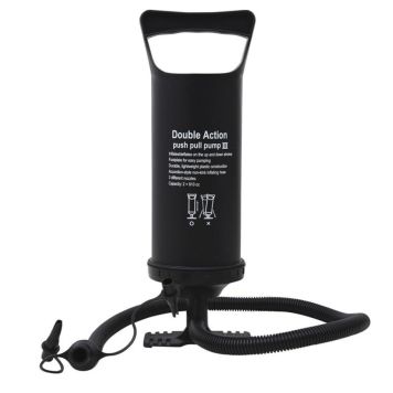 PUMP MED 3 MUNSTYCKEN SVART