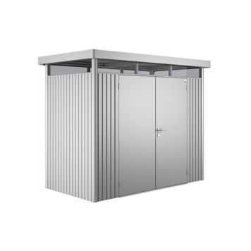 FÖRRÅD BIOHORT HIGHLINE H1 DUBBELDÖRR METALLIC SILVER 3,33M² 