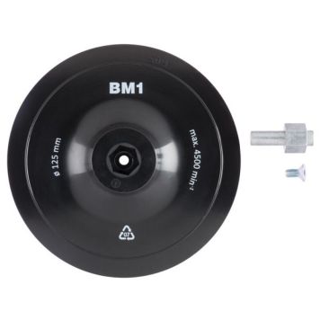 SLIPPLATTA CRAFTOMAT MED KARDBORRE Ø125MM