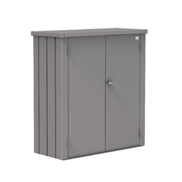 TERRASSKÅP BIOHORT ROMEO MEDIUM METALLIC KVARTSGRÅ