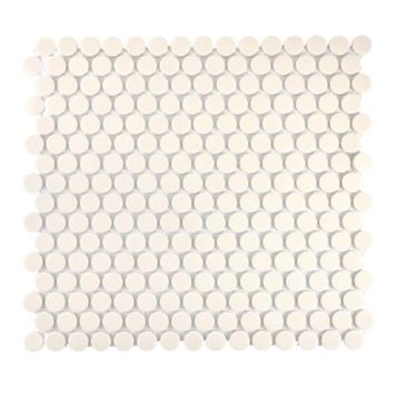 MOSAIK PENNY ROUND LIGHT BEIGE 31,5X29,4CM PRIS PER ARK