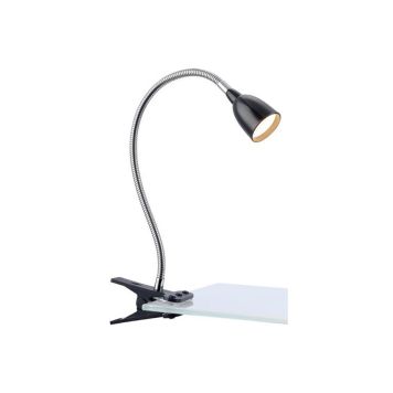 BORDSLAMPA MARKSLÖJD TULIP CLIP SVART