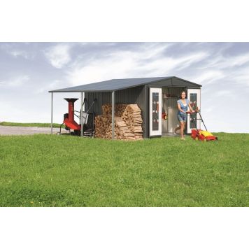 SIDOTAK BIOHORT TILL EUROPA 6/7 METALLIC MÖRKGRÅ 