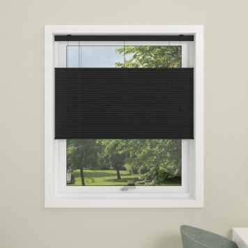 PLISSÉGARDIN TOUCH SPLIT 100X160 CM SVART