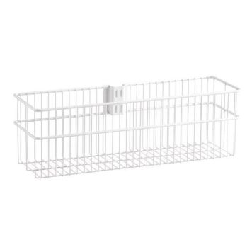 VÄGGKORG ELFA STOR 435X135X140MM VIT