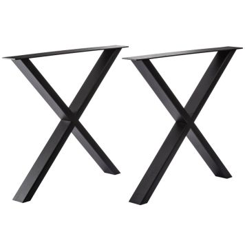 BORDSBEN 700X100X723MM SVART 2-PACK  