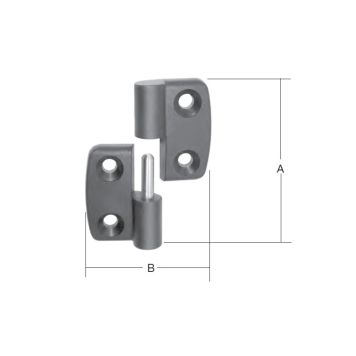 GÅNGJÄRN VORMANN AVLYFTBART VÄNSTER 48X58MM