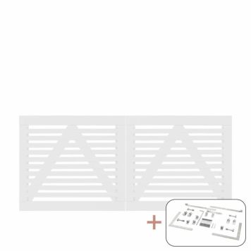 DUBBELGRIND PLUS TOKYO 200X90CM VIT