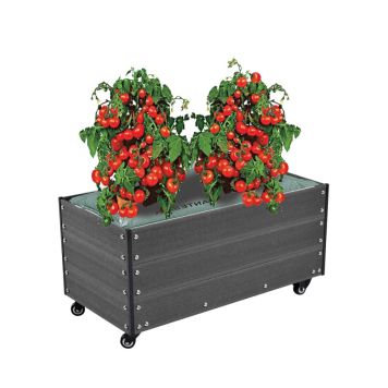 PLANTERINGSLÅDA HORTUS MED HJUL 36X50X90 CM 
