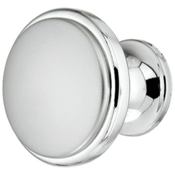 KNOPP 25MM KROM POLERAD